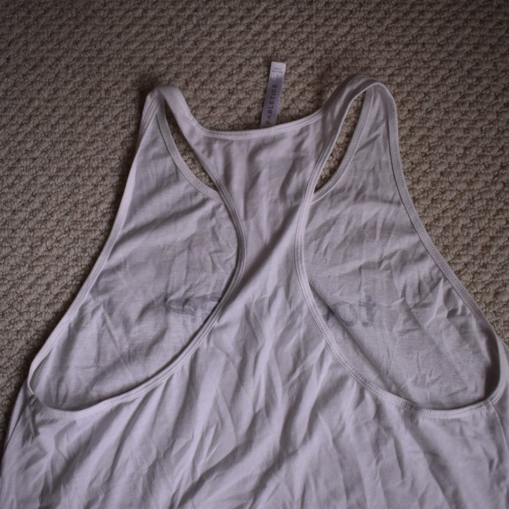 Fabletics Racerback Workout Tank | Size L - Picture 4 of 4